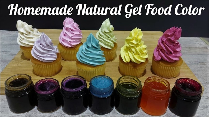 How to make Natural Food Colors at Home/ Homemade Natural Gel Food Color / Organic Gel Food Color